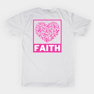 Faith - Breast cancer awareness T-Shirt